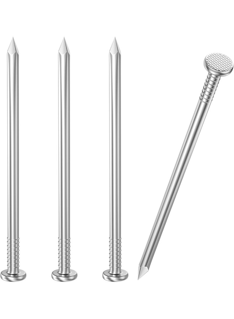 150PCS Stainless Steel Hardware Nails, 2 Inch Flat Head for Hanging Pictures, Small Wall and Wood Finishing Nails - Image 1